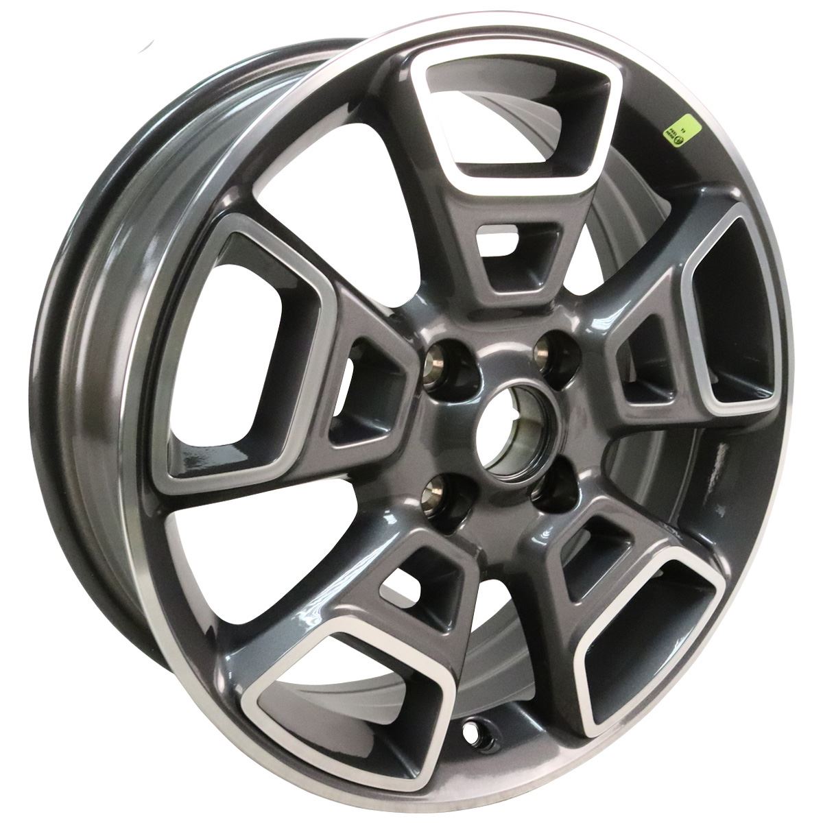 ECOSPORT 17" ALLOY WHEEL 5X2-SPOKE DESIGN ANTHRACITE FINISH 2013-2017
