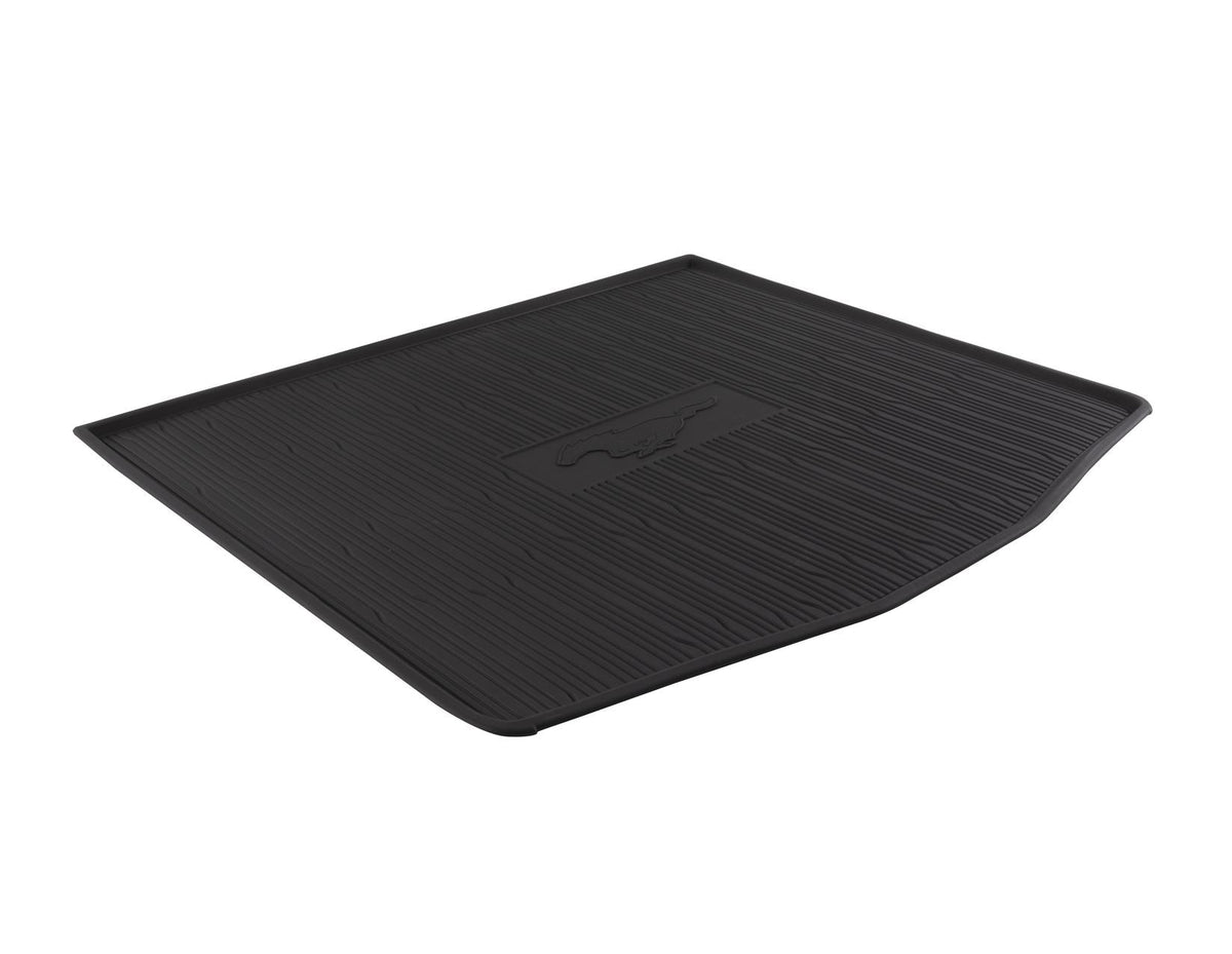 MUSTANG MACH-E RUBBER BOOT FLOOR MAT ALL-WEATHER LOAD COMPARTMENT TRAY WITH LOGO 2020-ONWARDS