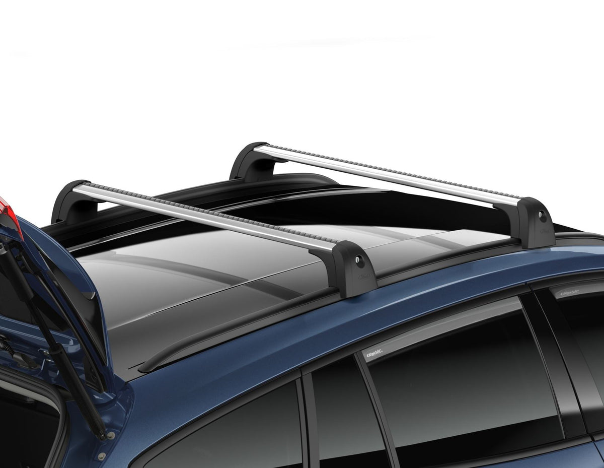 FOCUS ESTATE ROOF CROSS BARS ALUMINIUM LOCKABLE SILVER FINISH 2018-2025 2171008