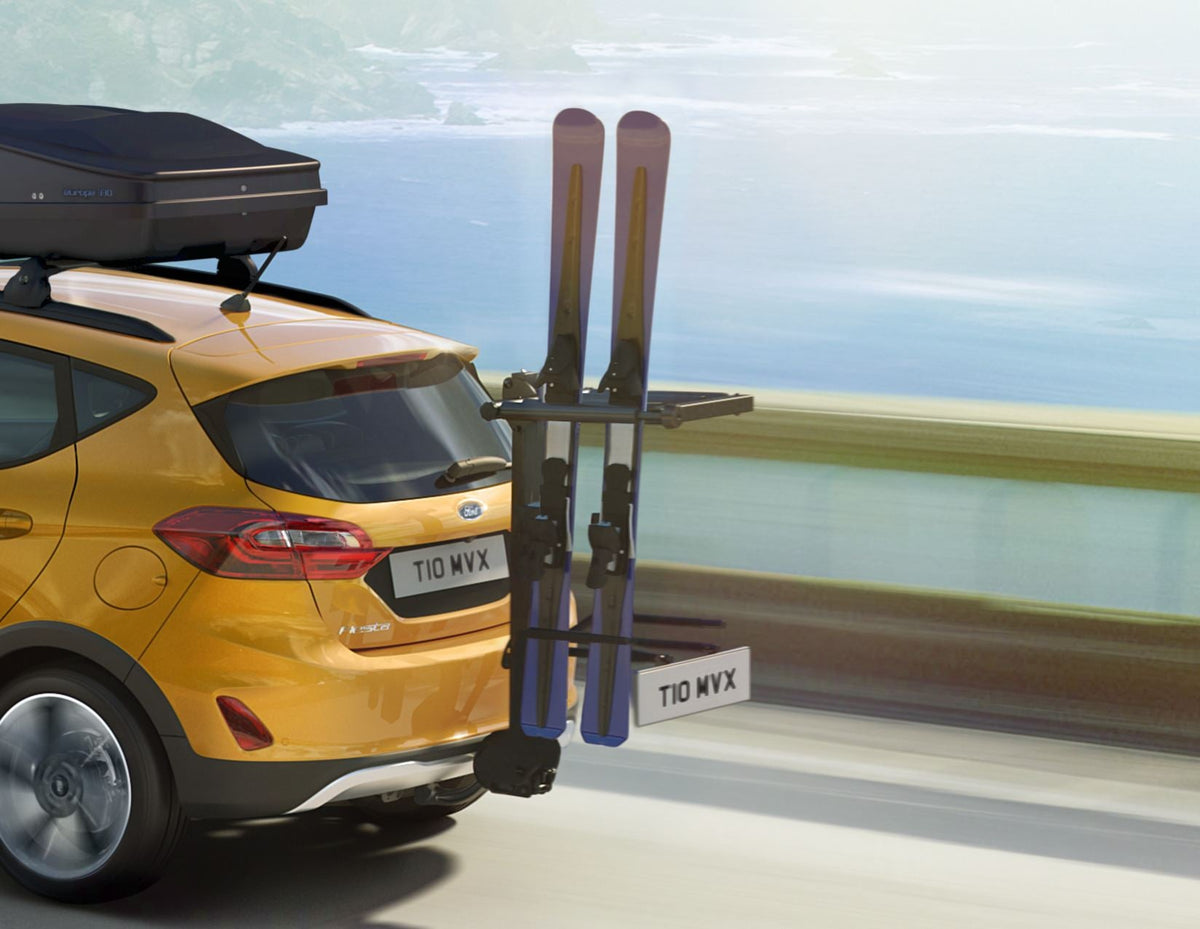 MOTTEZ* SKI & SNOWBOARD CARRIER TOW BAR MOUNTED
