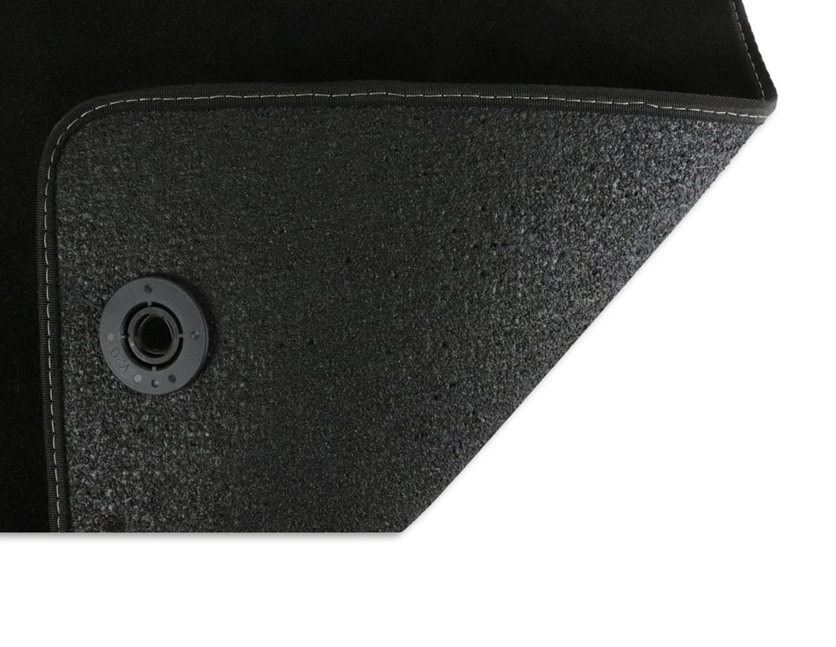 KA 09/2008-05/2016 VELOUR FLOOR MATS FRONT,BLACK