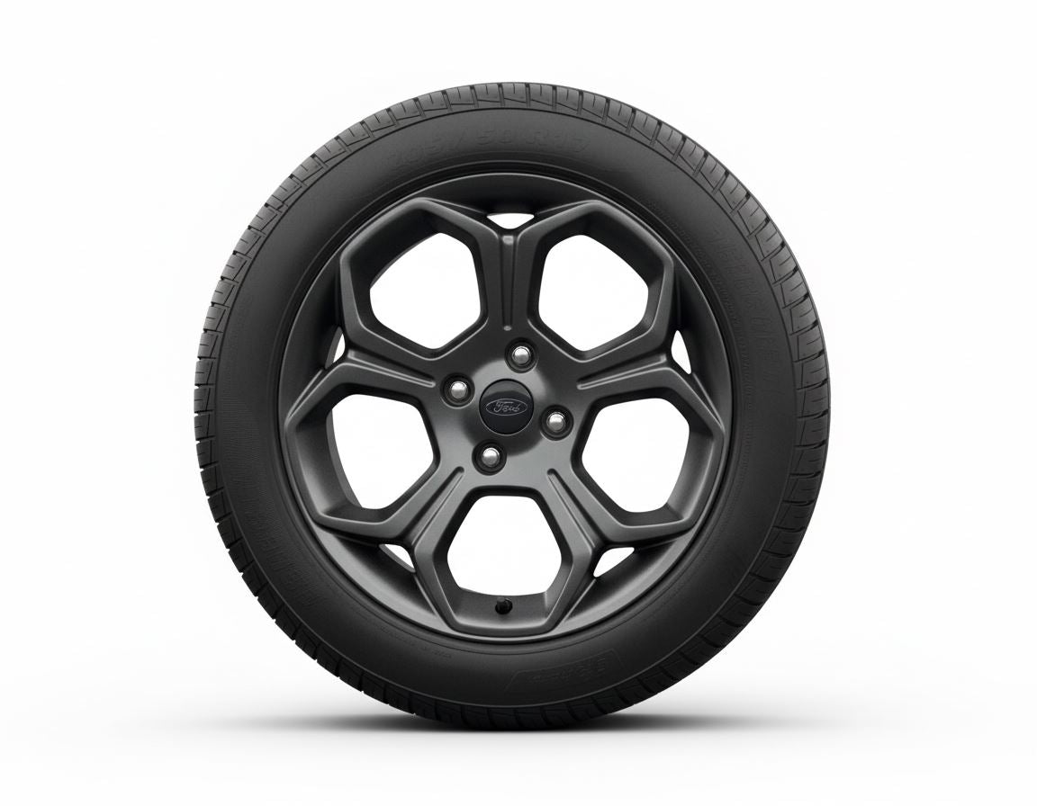 ECOSPORT 17" ALLOY WHEEL 5-SPOKE DESIGN TARNISHED DARK METALLIC FINISH 2017-2023