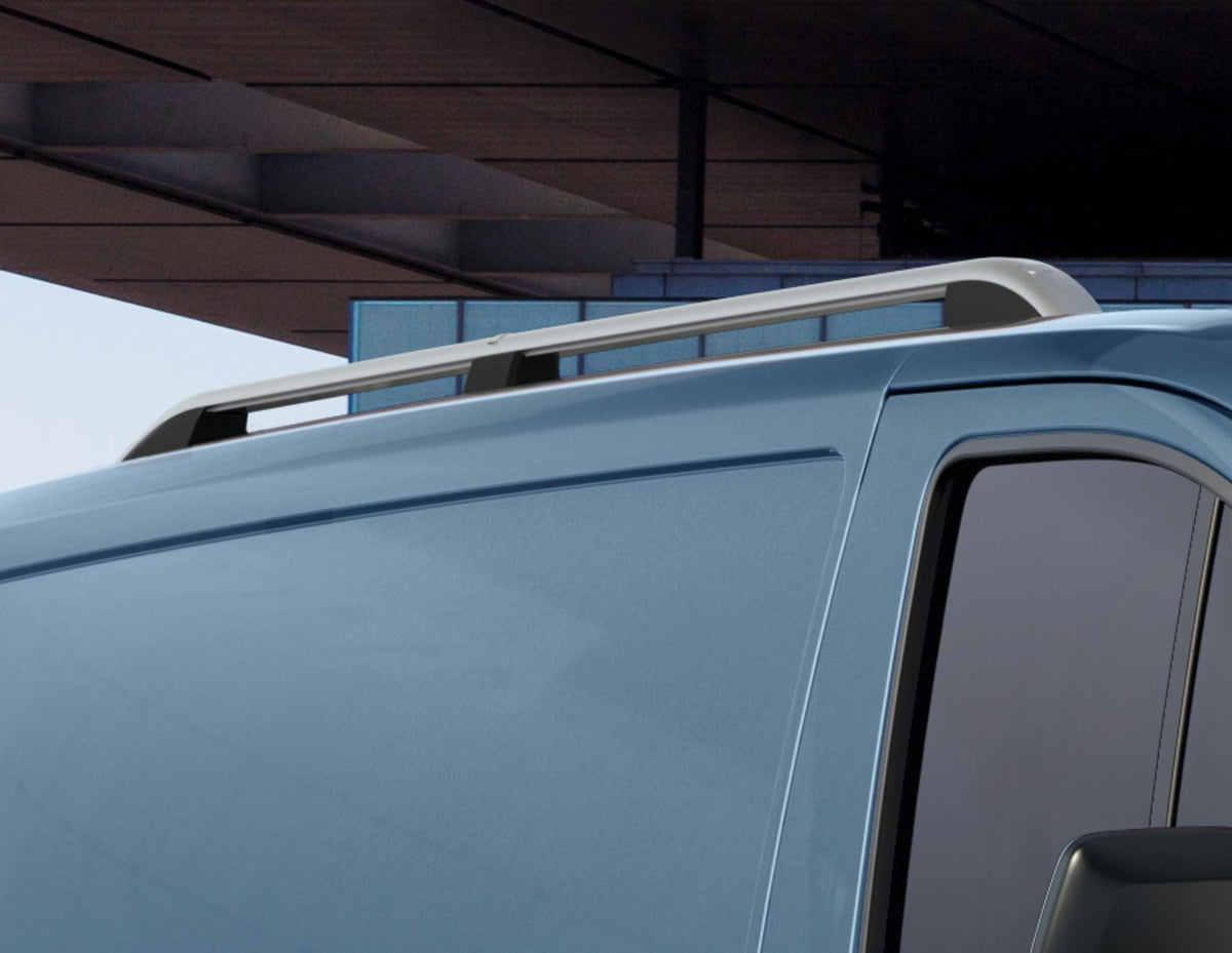 TRANSIT TOURNEO CUSTOM LWB ROOF RAILS SILVER FOR LOW ROOF VEHICLES 2012-2023