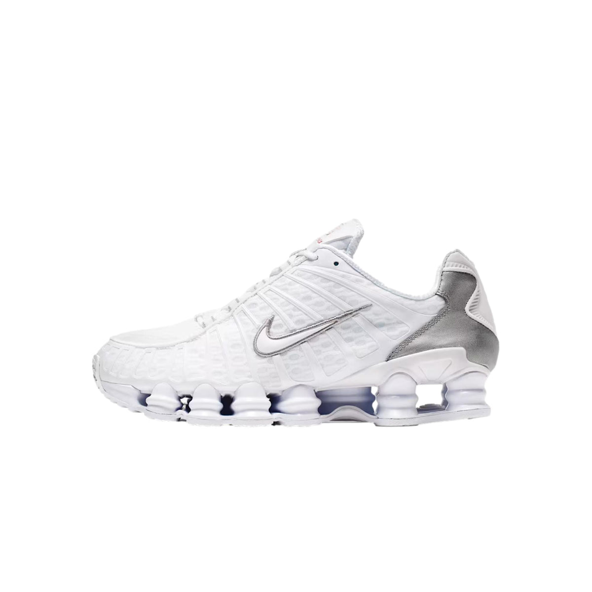 Nike Shox TL White / White - Metallic Silver AV3595-100 Men's