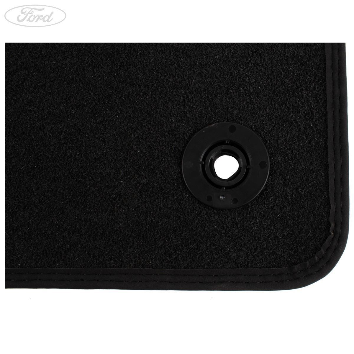 FIESTA GALAXY S-MAX FRONT CARPET FLOOR MATS CONTOURED BLACK 2012-2019