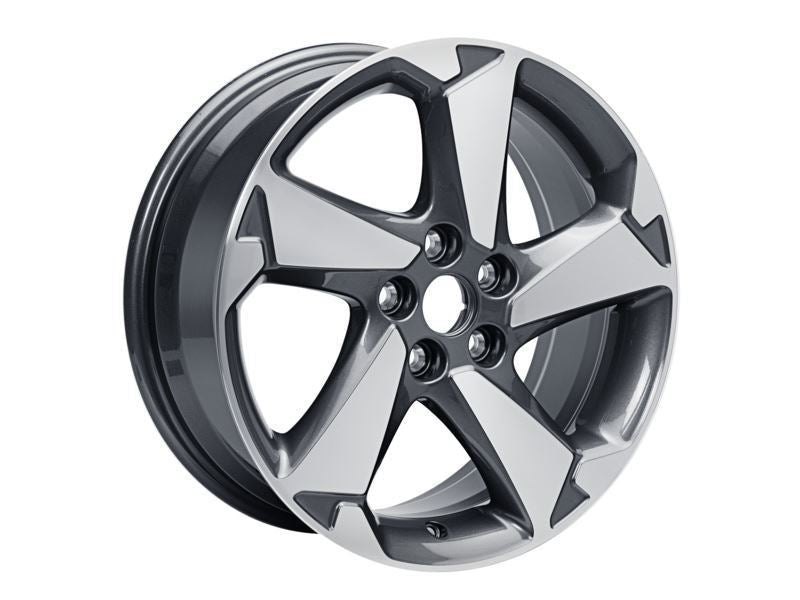 FOCUS 17" SET OF 4 SET OF 4 ALLOY WHEELS 5-SPOKE DESIGN ALUMINIUM SILVER FINISH 2018-2025