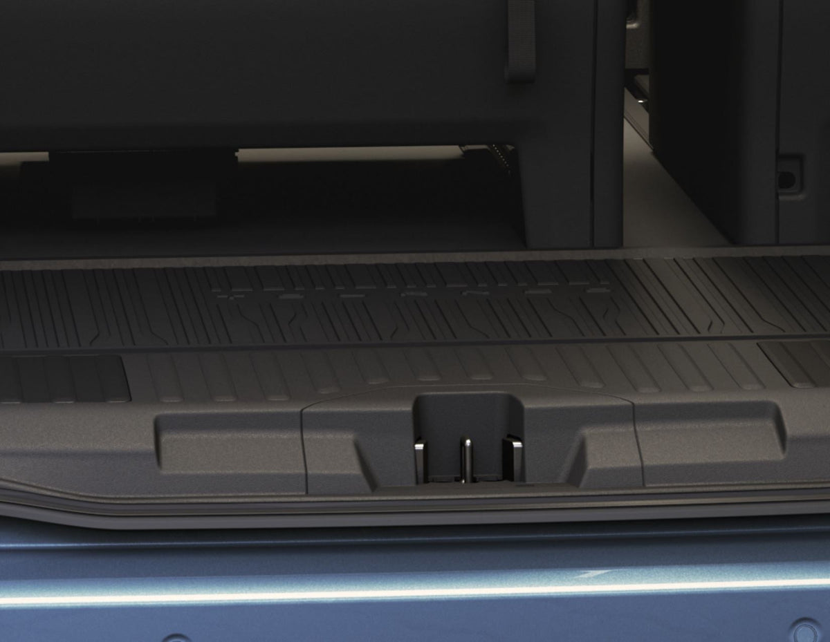 TRANSIT TOURNEO CUSTOM MINIBUS RUBBER BOOT FLOOR LOAD COMPARTMENT MAT TRAY BLACK 2023-ONWARDS