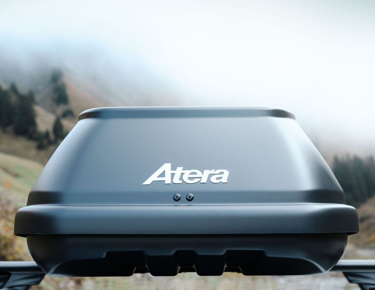 ATERA* CASAR M 380L ROOF BOX LOCKABLE DUAL OPENING LAVA STRUCTURED