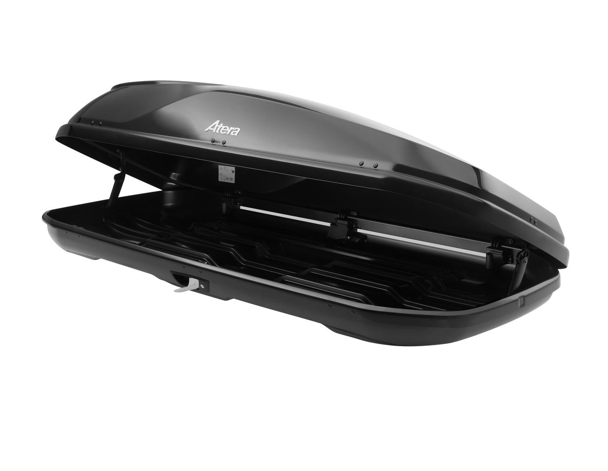 ATERA* CASAR XL 540L ROOF BOX LOCKABLE DUAL OPENING BRILLIANT BLACK