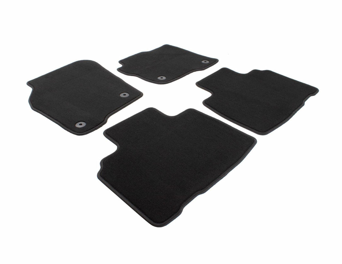 EDGE FROM 01/2016 VELOUR FLOOR MATS FRONT AND REAR,BLACK