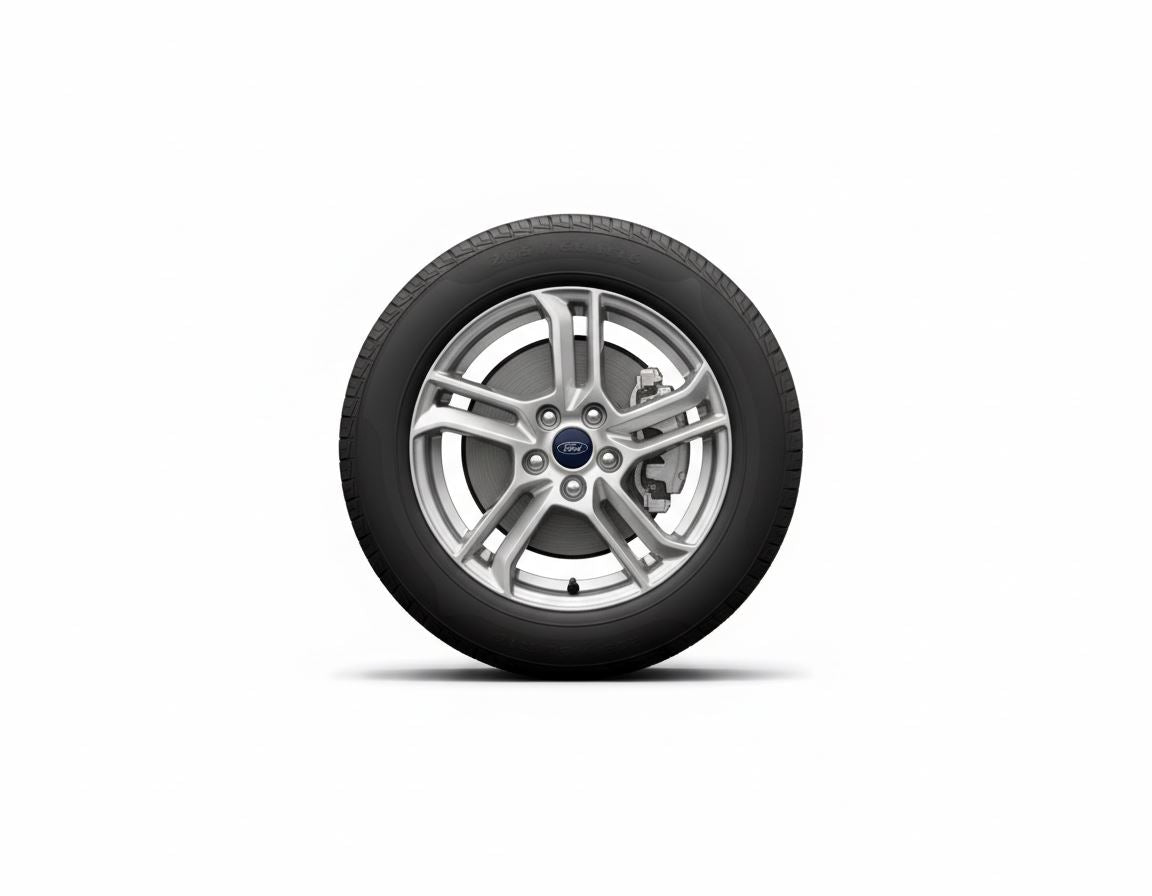 FOCUS 16" ALLOY WHEEL 5-SPOKE DESIGN SPARKLE SILVER FINISH 2018-2025