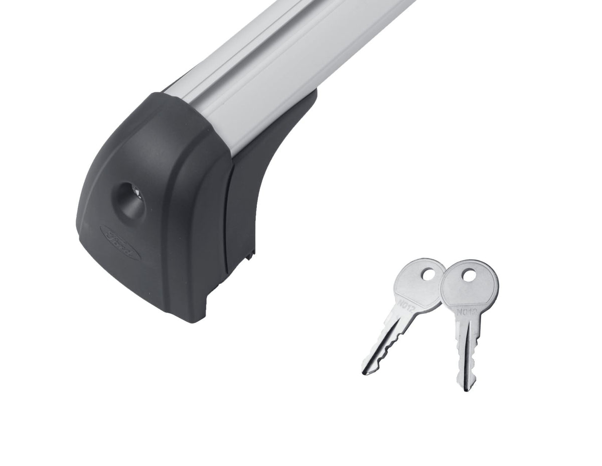 FOCUS ESTATE ROOF CROSS BARS ALUMINIUM LOCKABLE SILVER FINISH 2018-2025 2171008
