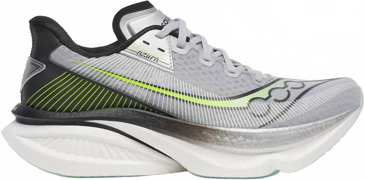 Men's Endorphin Azura Running Shoes In Silver/black