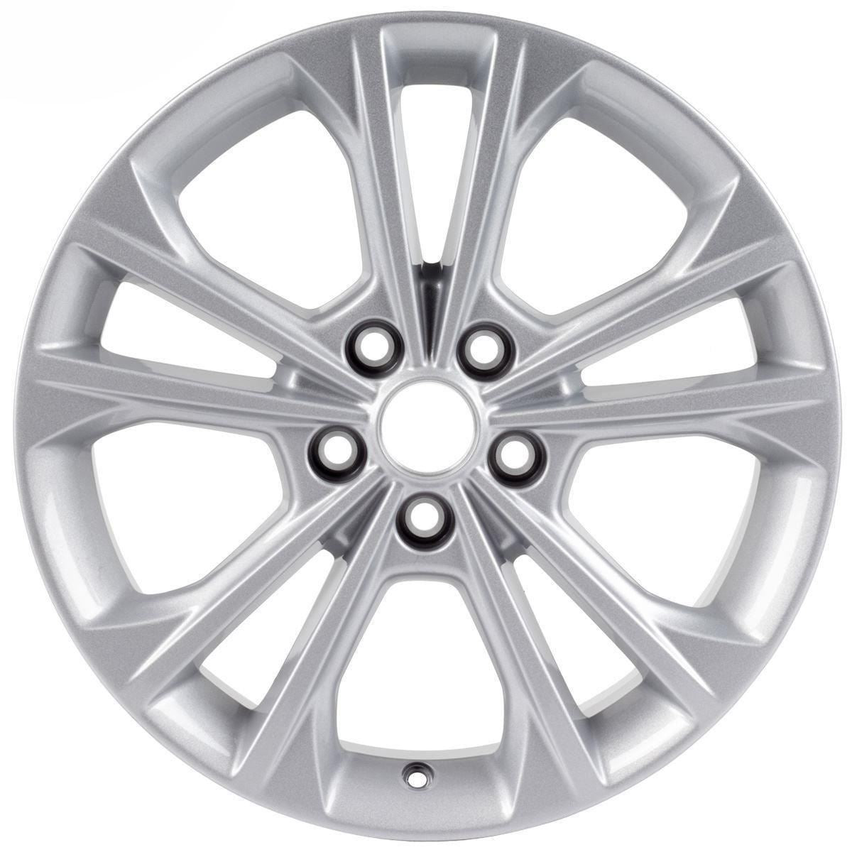 KUGA 17" SET OF 4 ALLOY WHEEL 5X2-SPOKE DESIGN SILVER FINISH 2016-2020