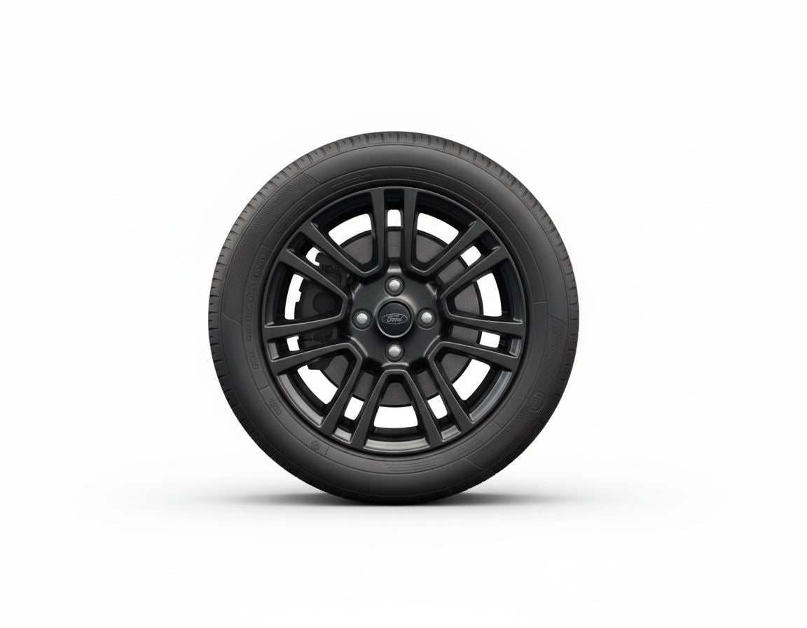 TRANSIT TOURNEO COURIER 16" ALLOY WHEEL 7X2-SPOKE DESIGN MAGNETIC GREY FINISH 2016-2023