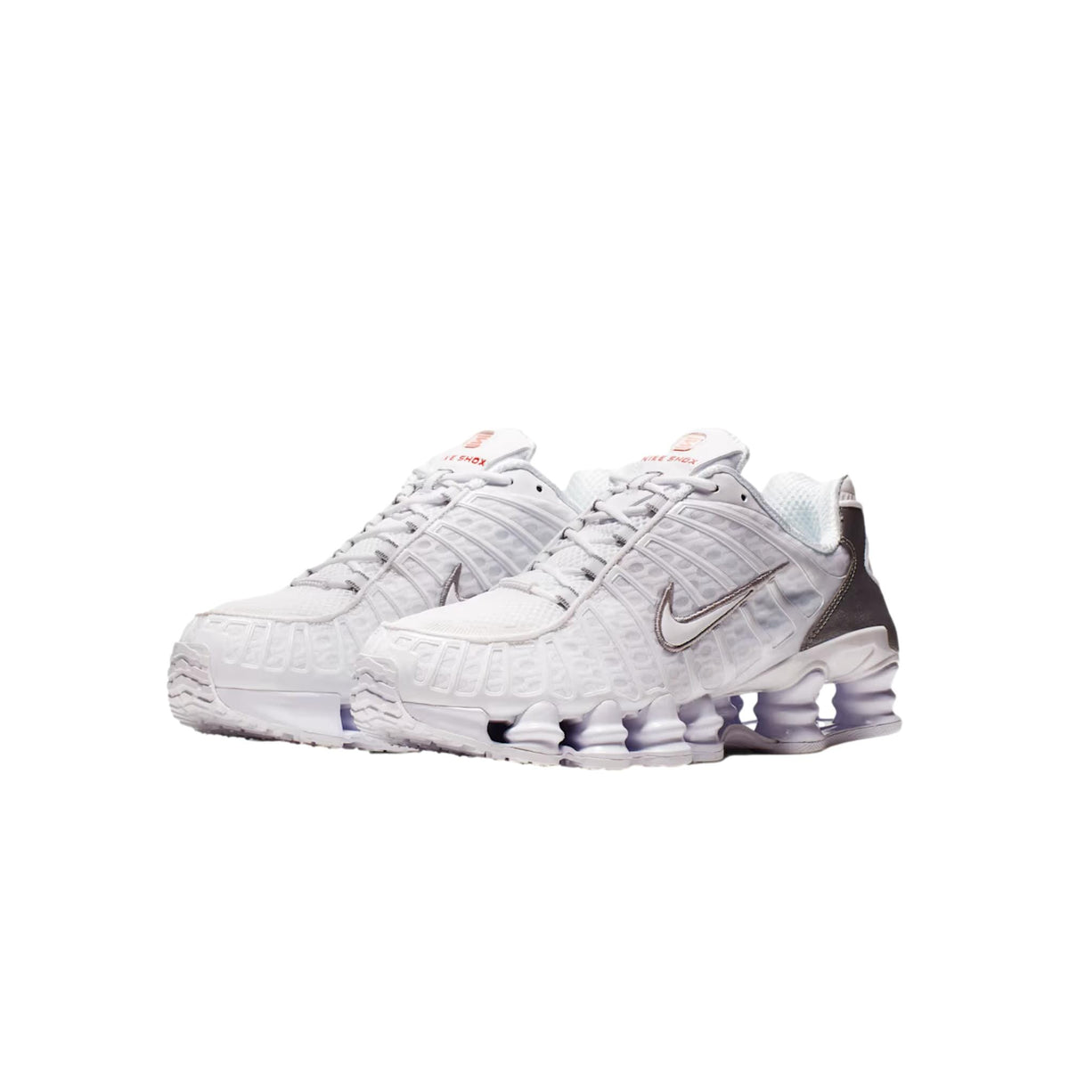 Nike Shox TL White / White - Metallic Silver AV3595-100 Men's
