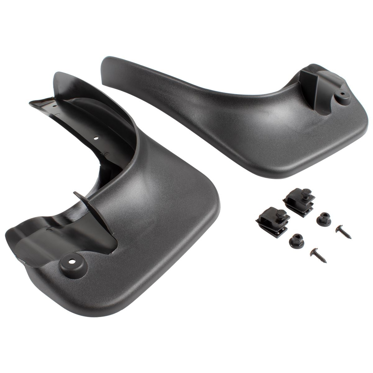 MONDEO FRONT MUD FLAPS CONTOURED SPLASH GUARDS BLACK 2007-2014