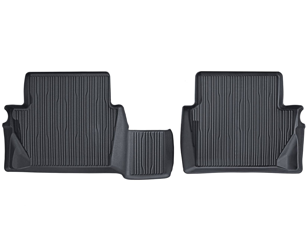 FIESTA PUMA REAR RUBBER FLOOR MATS ALL-WEATHER CONTOURED BLACK 2017-ONWARDS