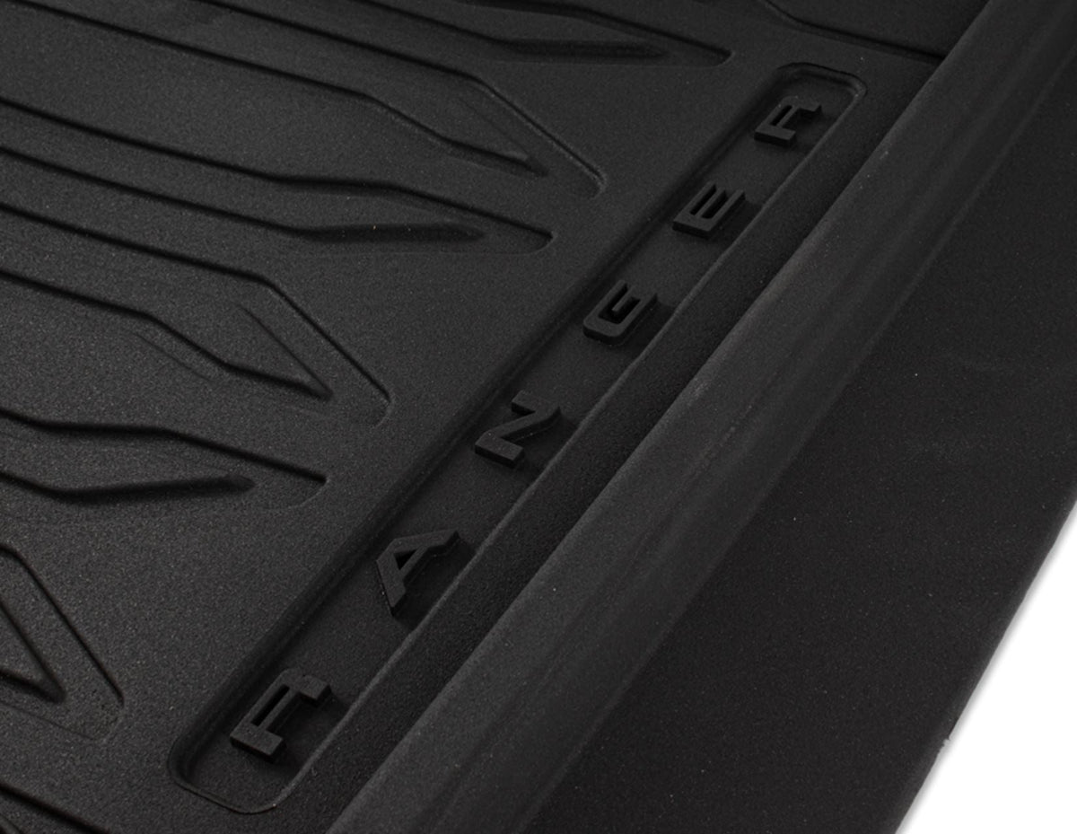 RANGER DOUBLE CAB RUBBER FLOOR MATS
TRAY STYLE DESIGN, FRONT AND REAR, BLACK , 2012 ONWARD