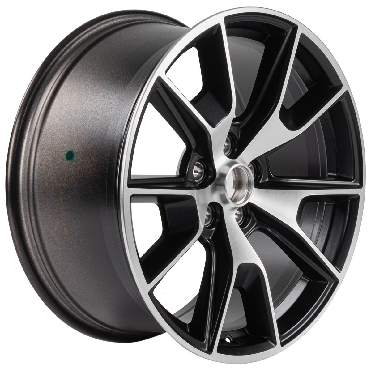 MUSTANG 19" ALLOY WHEEL 5X2-SPOKE DESIGN EBONY BLACK FINISH 2019-2023
