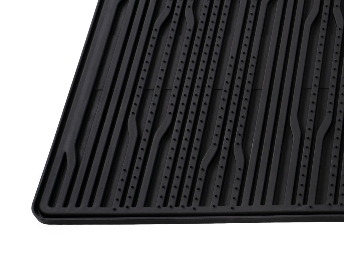 TRANSIT/TOURNEO CUSTOM RUBBER FLOOR MATS REAR,BLACK