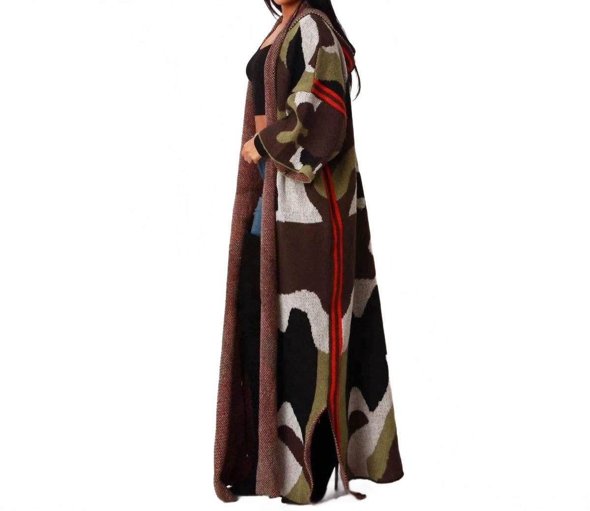Trail Long Duster In Camo