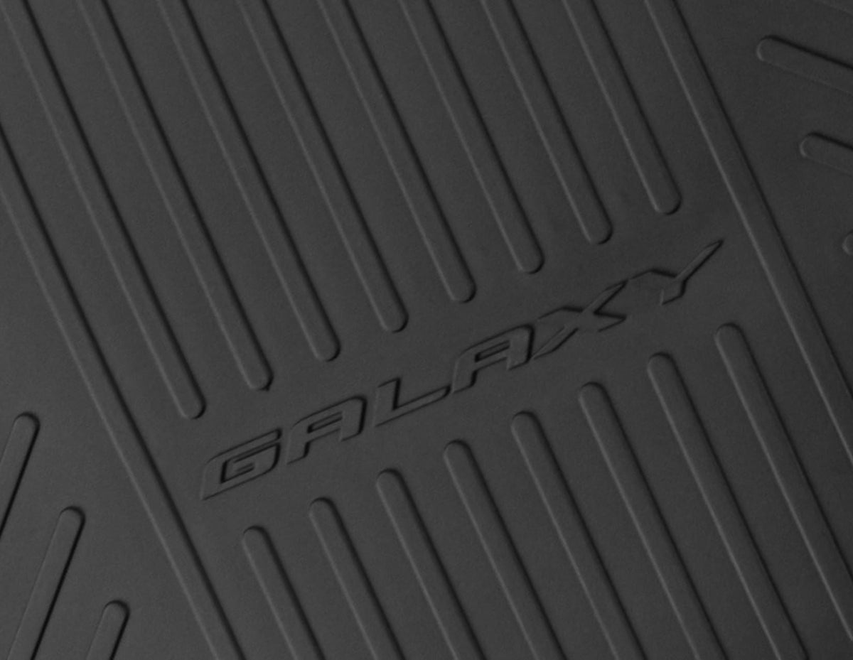 GALAXY FROM 05/2015 RUBBER FLOOR MATS FRONT,BLACK