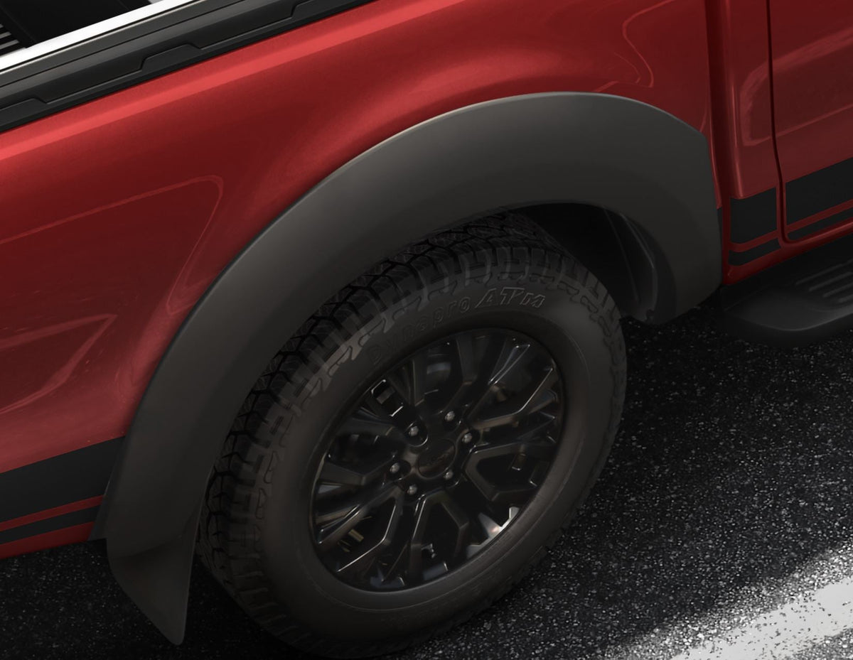 FORD RANGER 02/2019-06/2022 EGR* WHEEL ARCH EXTENSION FRONT AND REAR,MATTE BLACK