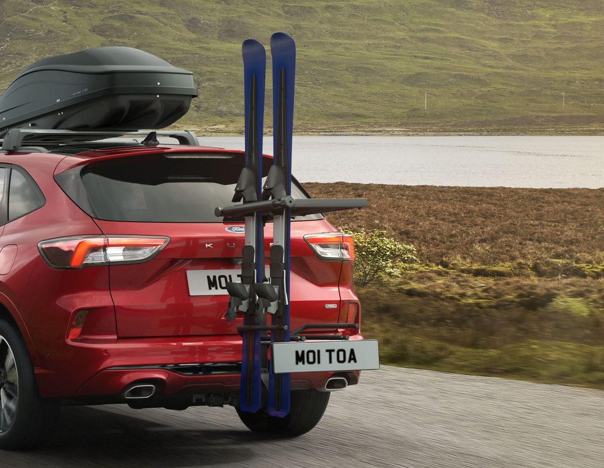 MOTTEZ* SKI & SNOWBOARD CARRIER TOW BAR MOUNTED