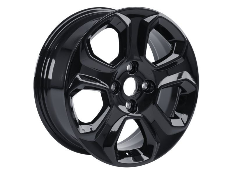 ECOSPORT 16" SET OF 4 ALLOY WHEEL 5-SPOKE DESIGN ABSOLUTE BLACK FINISH 2017-2023