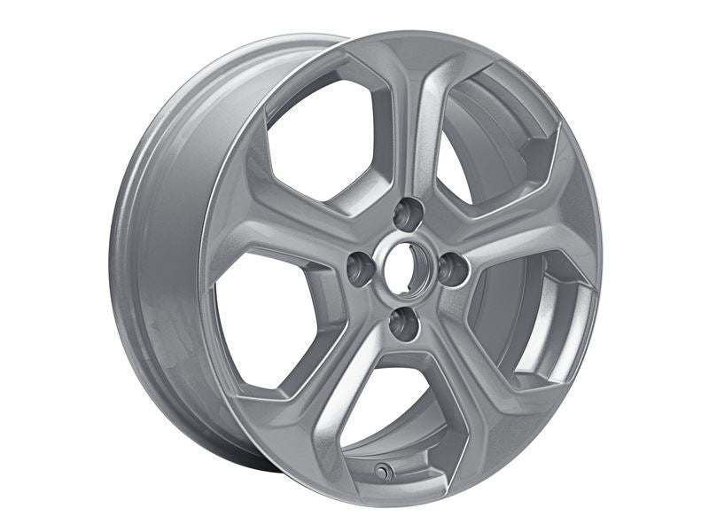 FIESTA 17" ALLOY WHEEL 5-SPOKE DESIGN SPARKLE SILVER FINISH 2012-2019