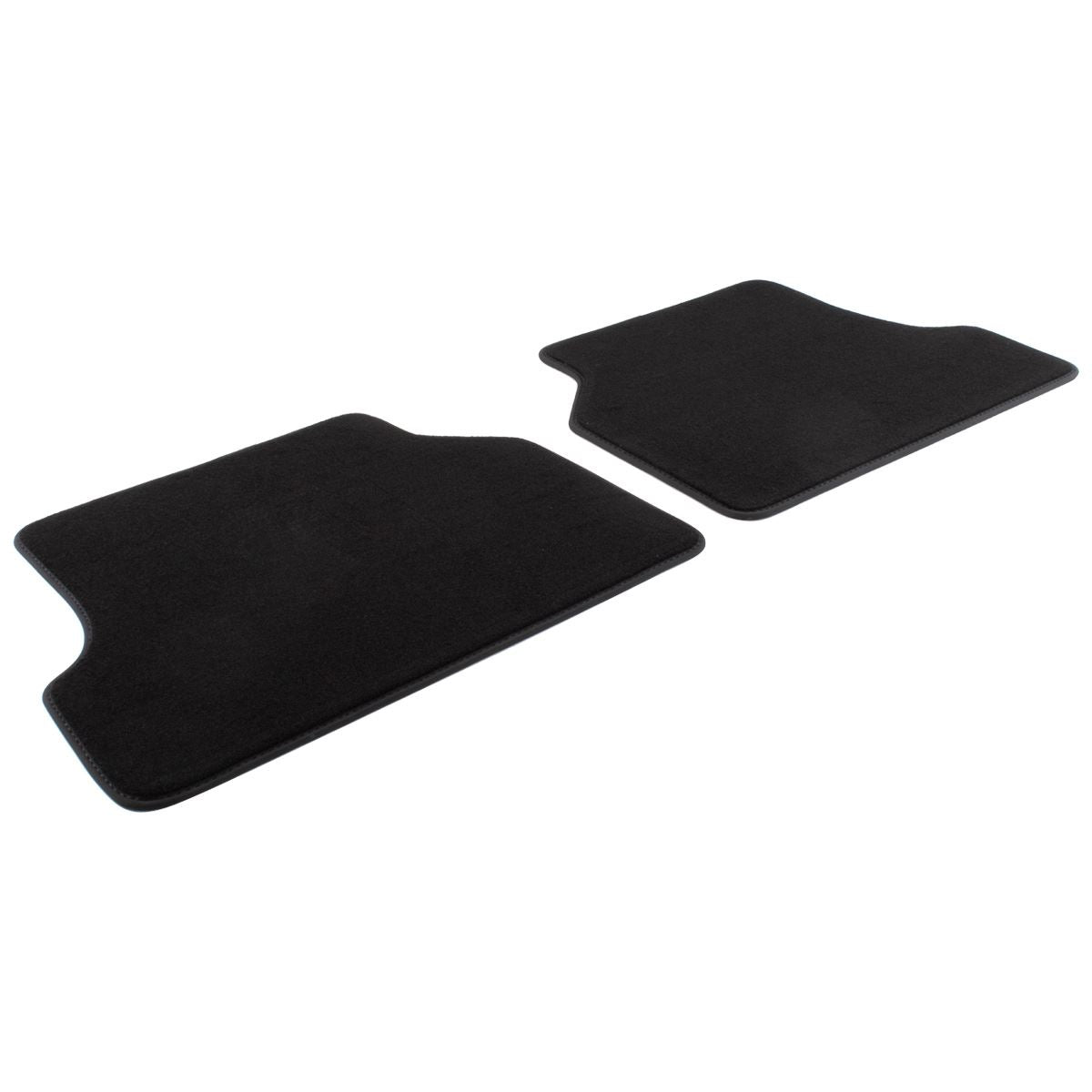 FOCUS REAR VELOUR CARPET FLOOR MATS CONTOURED BLACK 2004-2011