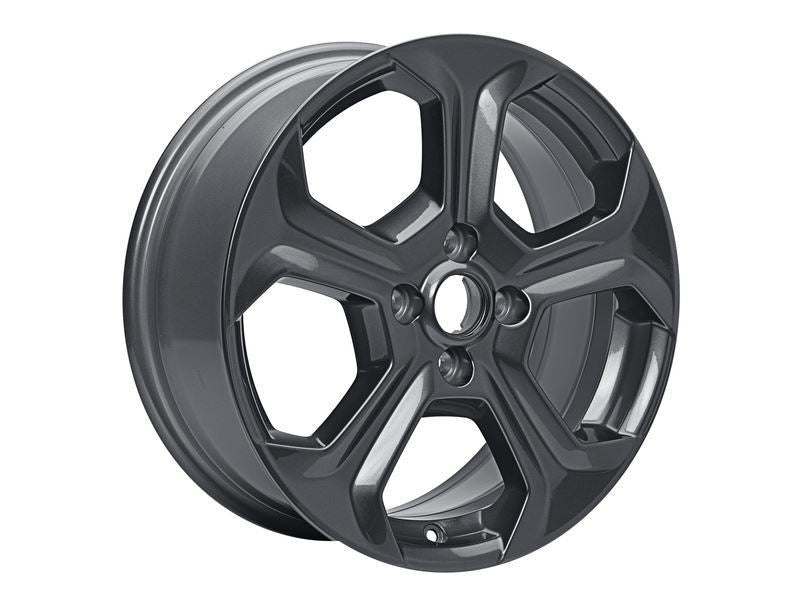 FIESTA 17" SET OF 4 ALLOY WHEELS 12-SPOKE DESIGN ROCK METALLIC GREY FINISH 2012-2019
