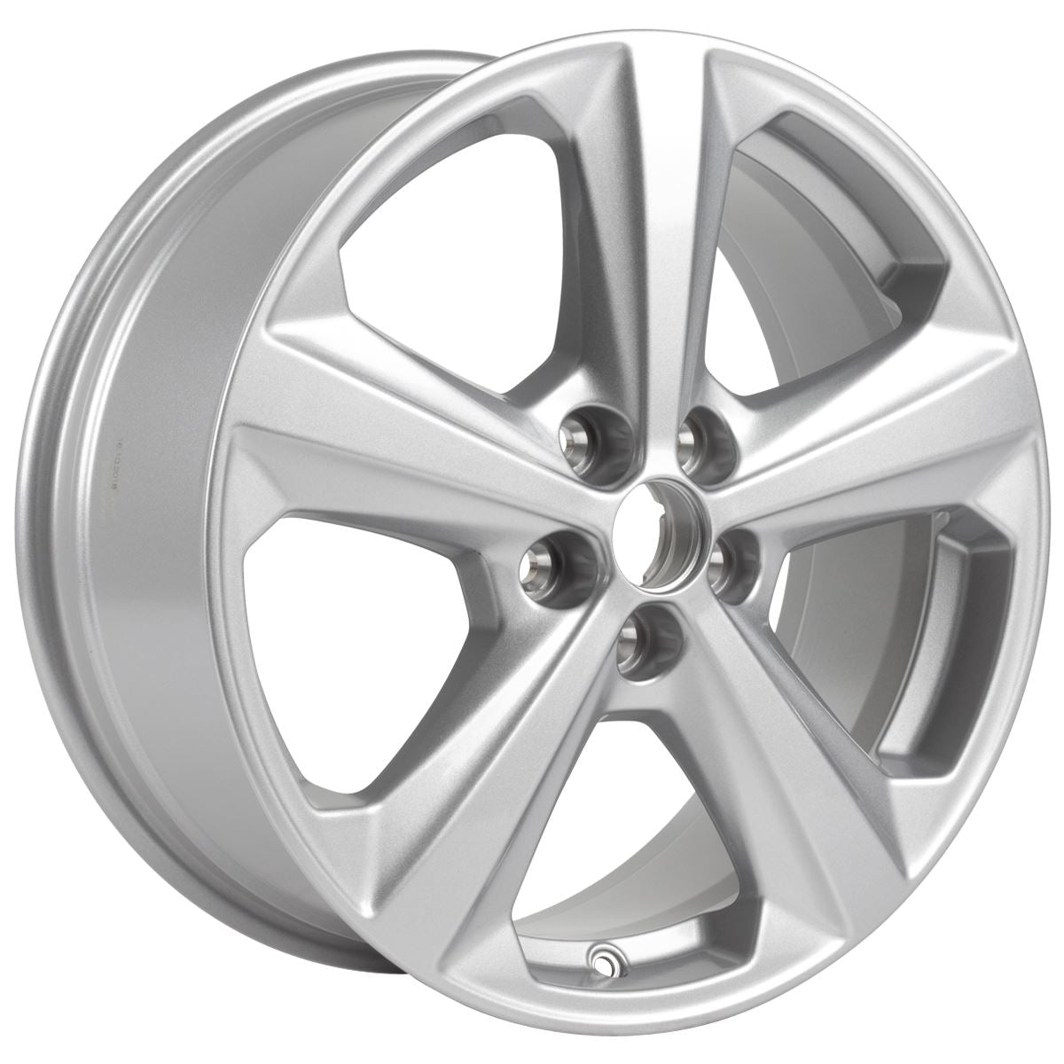 EDGE GALAXY S-MAX 18" ALLOY WHEEL 5-SPOKE DESIGN SPARKLE SILVER FINISH 2015-2023