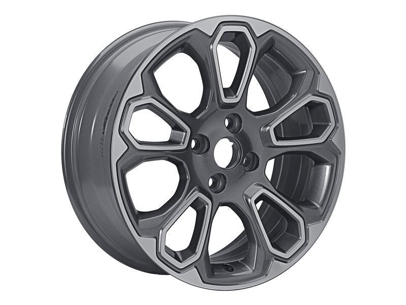 ECOSPORT 17" SET OF 4 ALLOY WHEEL 10-SPOKE DESIGN FLASH GREY MACHINED FINISH 2017-2023