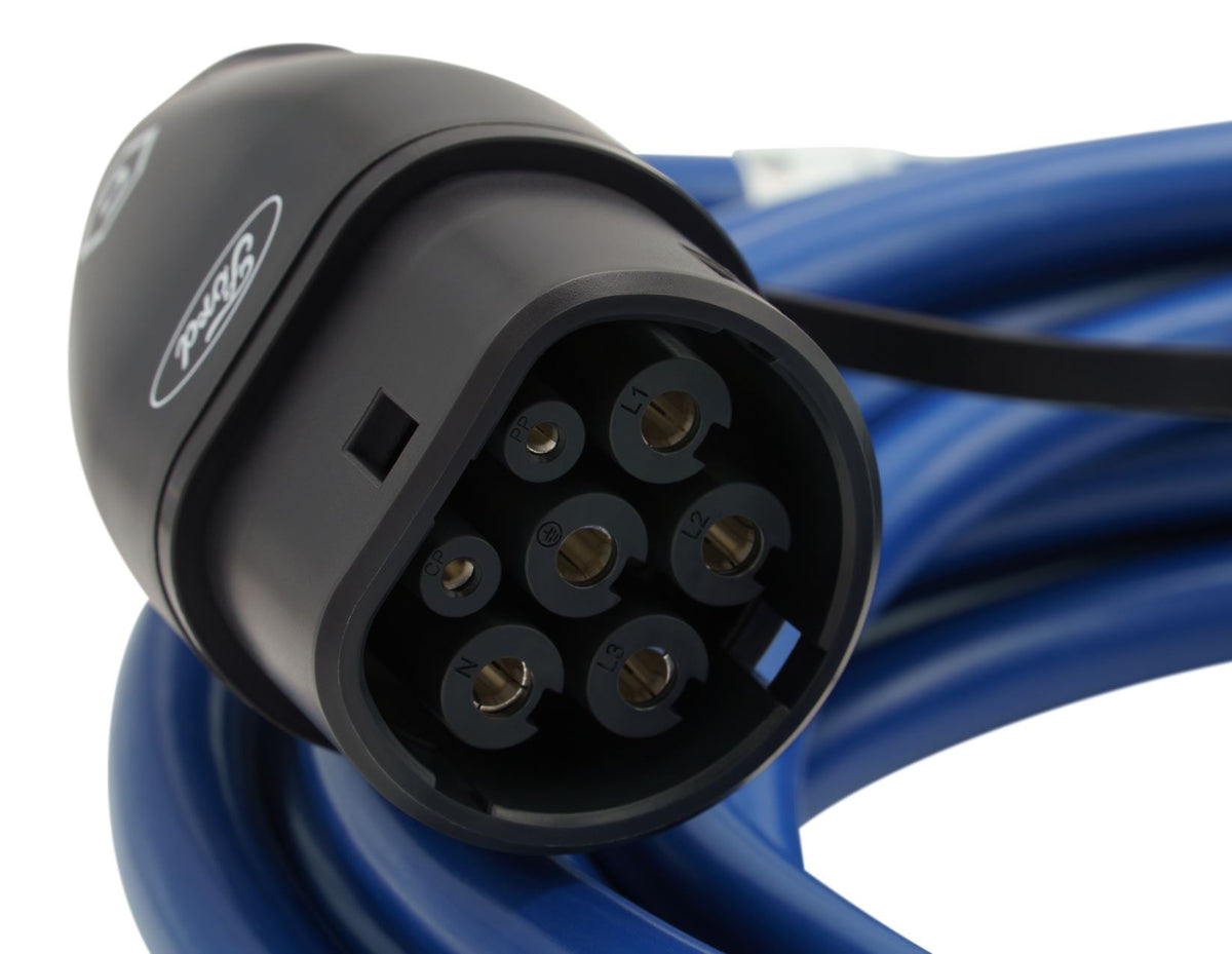 EV CHARGING CABLE FOR PUBLIC CHARGING STATIONS,LENGTH: 10 M,32 A
