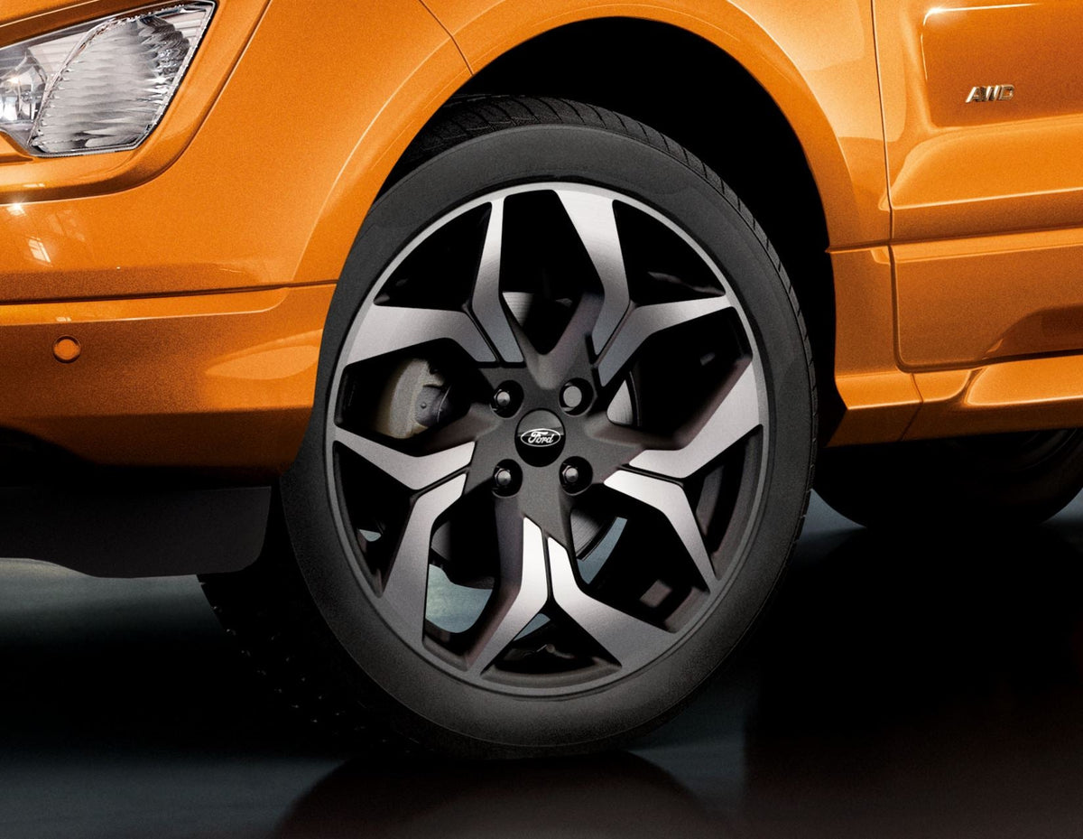 ECOSPORT 18" ALLOY WHEEL 5-SPOKE DESIGN ABSOLUTE BLACK MACHINED FINISH 2017-2023 2265014