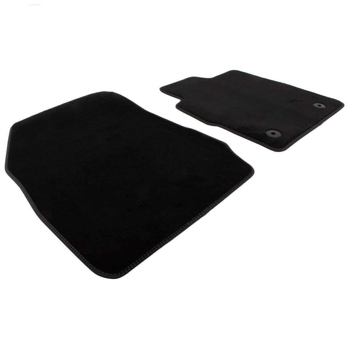 FIESTA GALAXY S-MAX FRONT CARPET FLOOR MATS CONTOURED BLACK 2012-2019