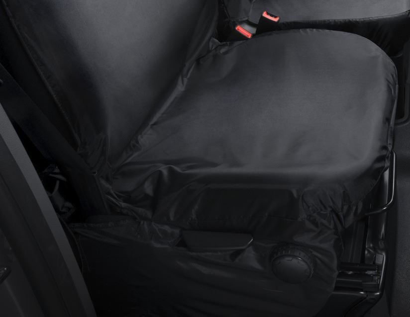 TRANSIT CUSTOM & TRANSIT HDD* BLACK SEAT COVER FOR DRIVER SEAT
