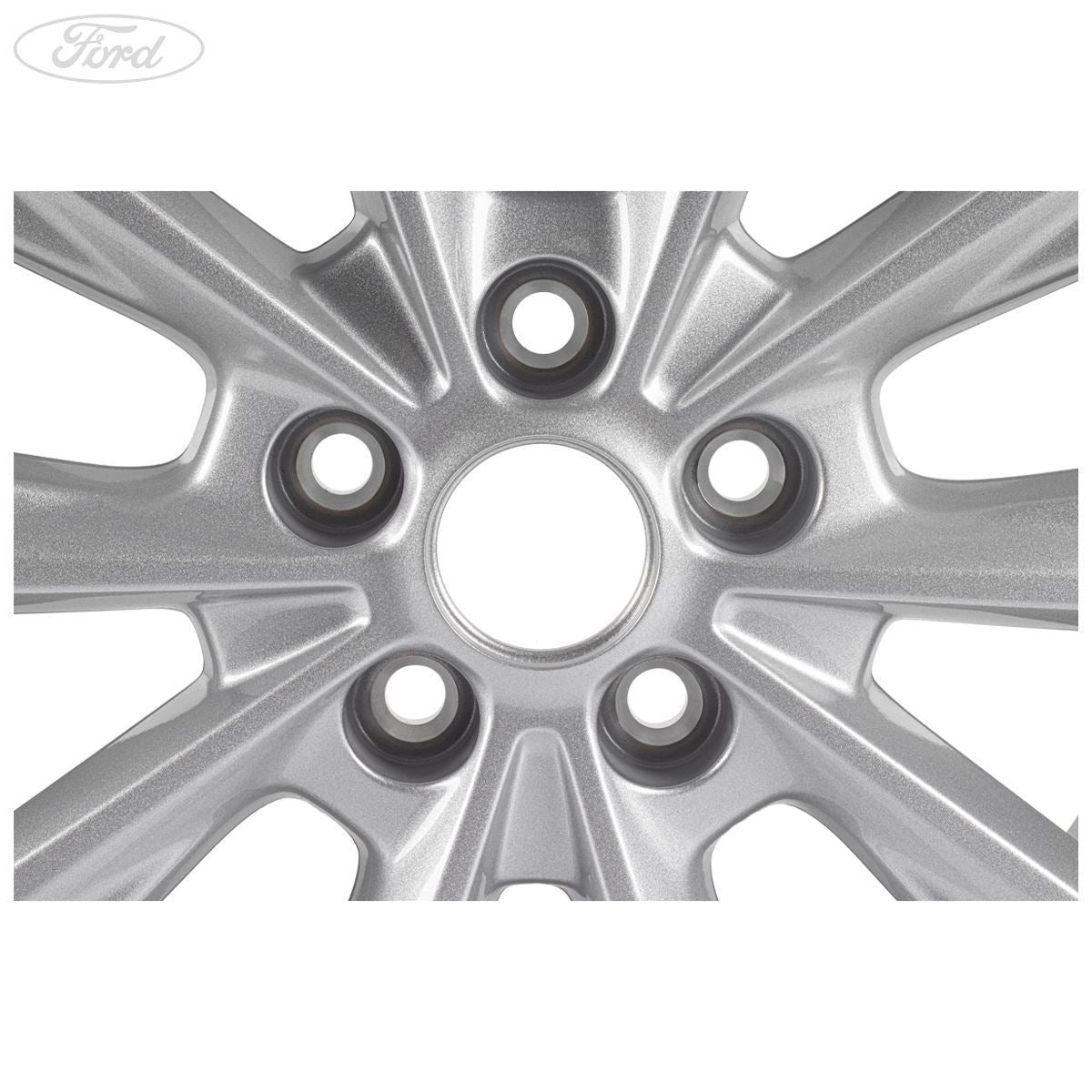 KUGA 17" SET OF 4 ALLOY WHEELS 5X2-SPOKE DESIGN SPARKLE SILVER FINISH 2012-2020