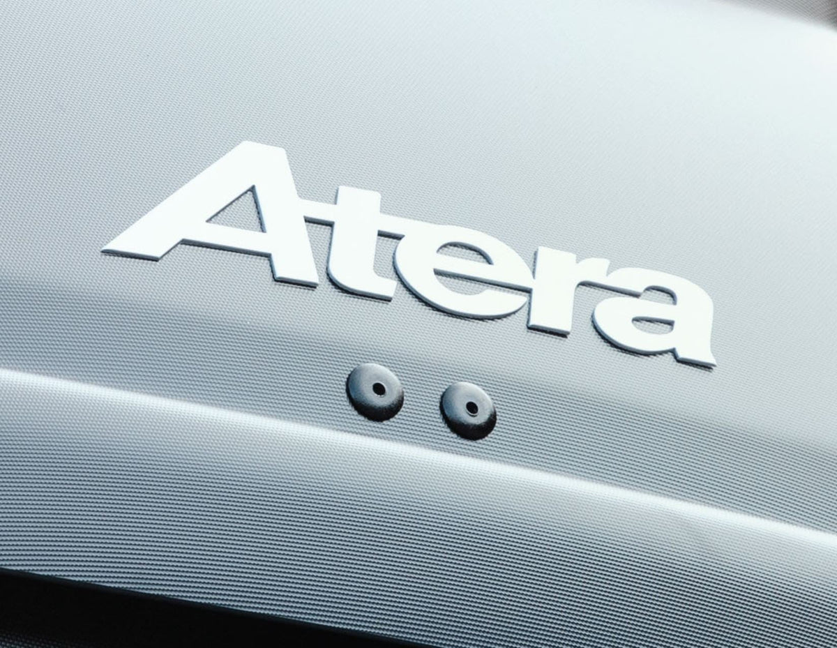 ATERA* CASAR M 380L ROOF BOX LOCKABLE DUAL OPENING LAVA STRUCTURED
