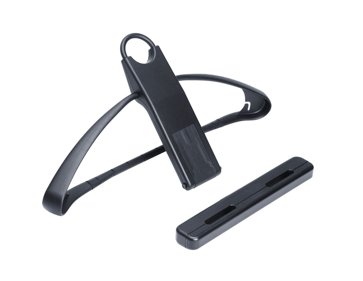 COAT HANGER WITH DOCKING UNIT,MATT BLACK