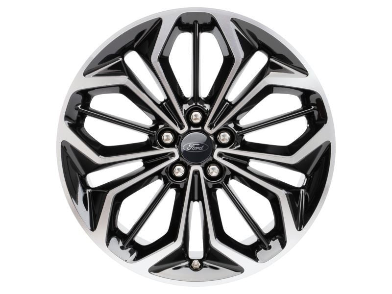 FOCUS/MONDEO 18" SET OF 4 SET OF 4 ALLOY WHEELS KATANA 5X2-SPOKE DESIGN ABSOLUTE BLACK MACHINED FINISH 2019-2022 2418533