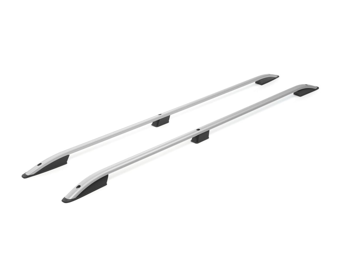 TRANSIT TOURNEO CUSTOM LWB ROOF RAILS SILVER FOR LOW ROOF VEHICLES 2012-2023