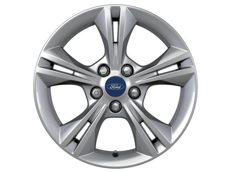 C-MAX GRAND C-MAX FOCUS 16" ALLOY WHEEL 5X2-SPOKE DESIGN SPARKLE SILVER FINISH 2011-2019