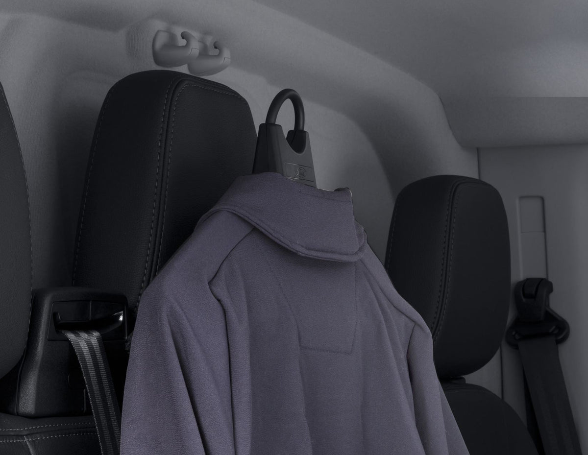 COAT HANGER WITH DOCKING UNIT,MATT BLACK