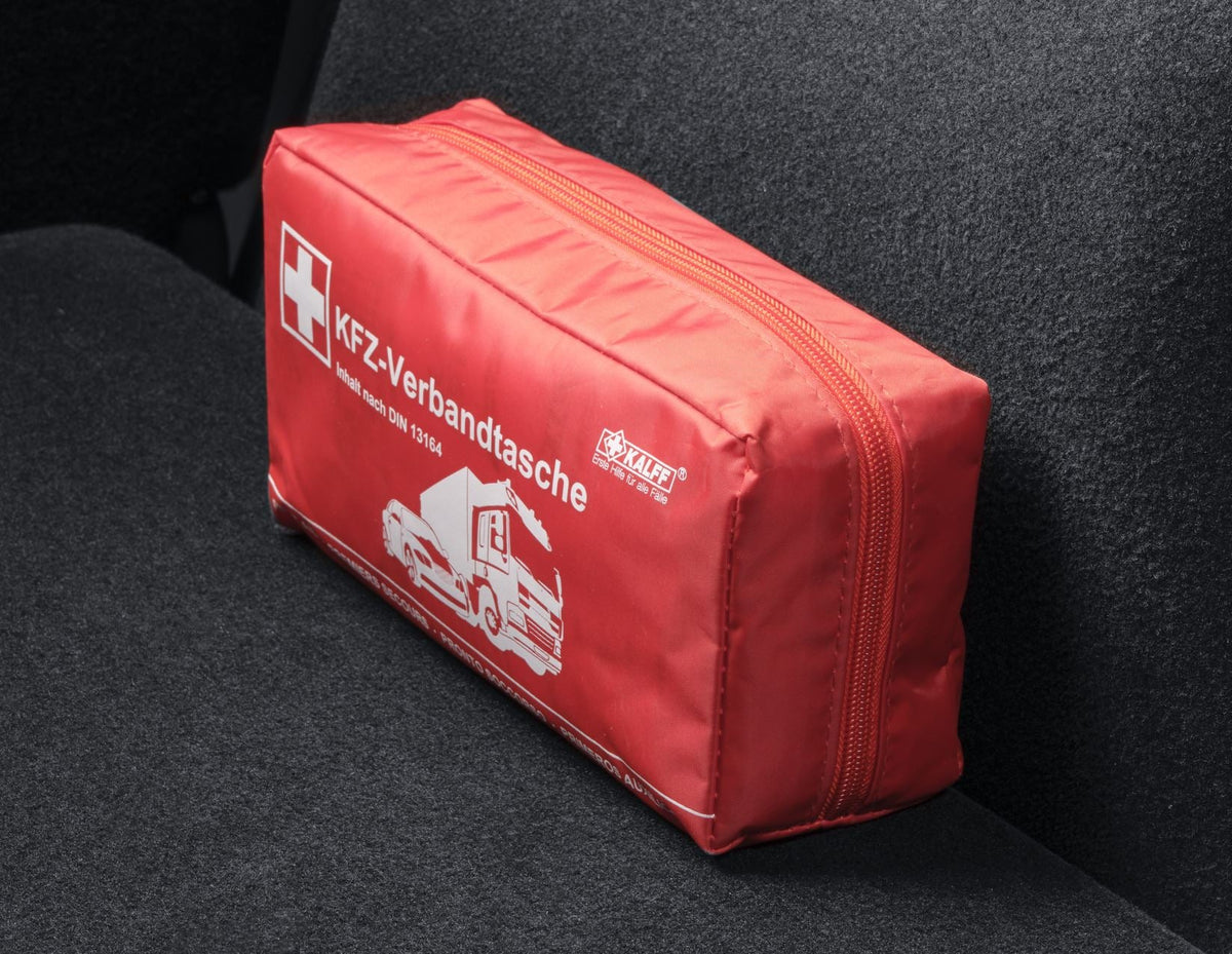 KALFF* FIRST AID KIT IN RED NYLON BAG,NANO