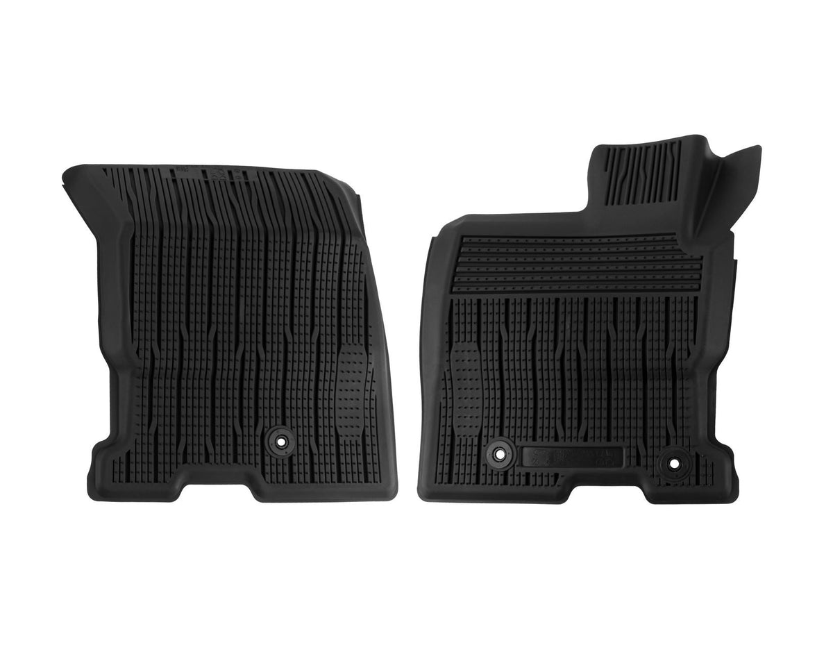 KUGA FRONT RUBBER FLOOR MATS, TRAY STYLE WITH RAISED EDGES & KUGA LOGO, PHEV ONLY, BLACK 2020 - ONWARD