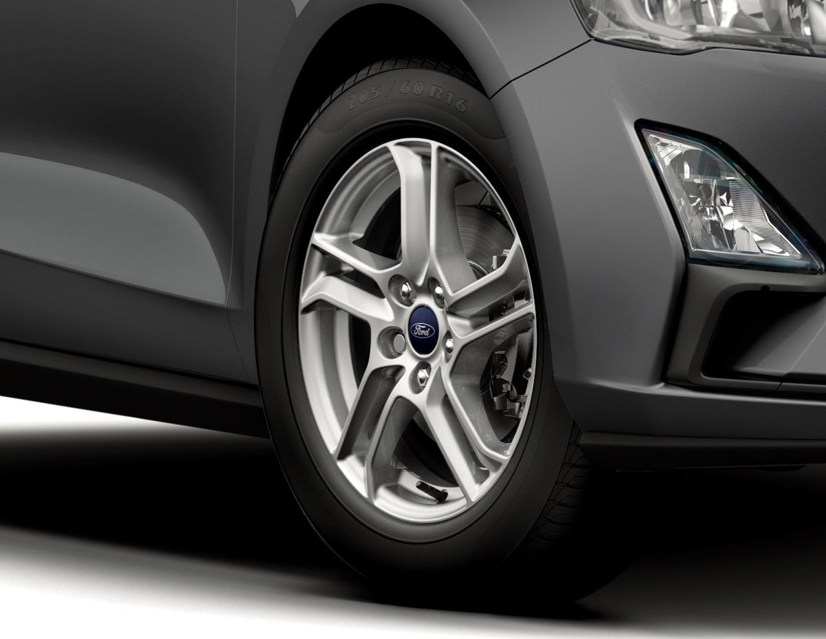 FOCUS 16" ALLOY WHEEL 5-SPOKE DESIGN SPARKLE SILVER FINISH 2018-2025