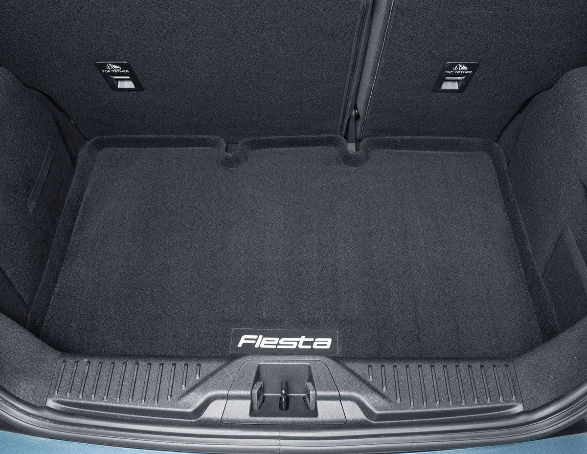 FIESTA BOOT FLOOR MAT REVERSIBLE LOAD COMPARTMENT LINER WITH LOGO 2017–2023